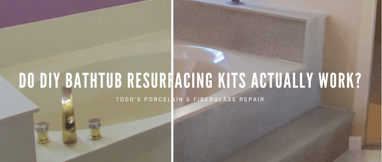 Do Diy Bathtub Resurfacing Kits Really, Porcelain Bathtub Paint Repair Kit