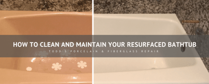 How to clean and maintain your resurfaced bathtub