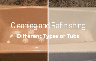 Cleaning and refinishing different types of tubs