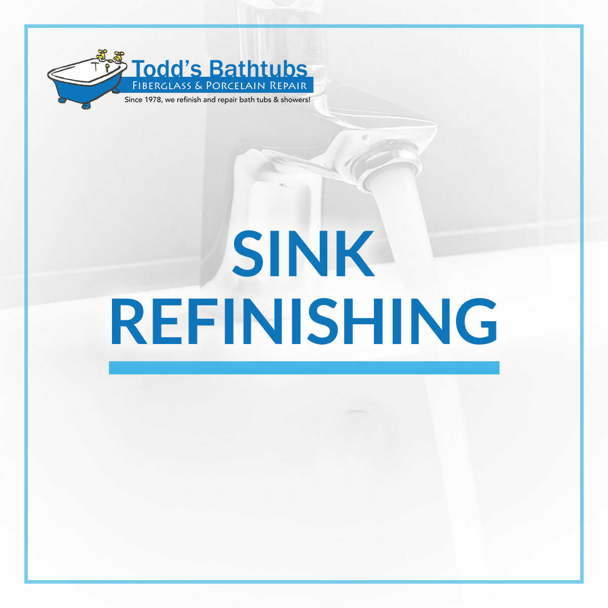 Sink Refinishing Todds Porcelain & Fiberglass Repair
