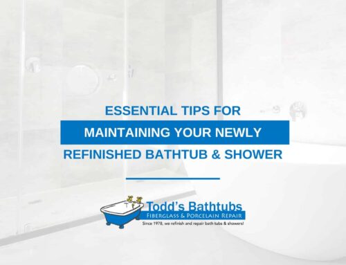 Essential Tips For Maintaining Your Newly Refinished Bathtub & Shower